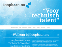 Tablet Screenshot of loopbaan.nu